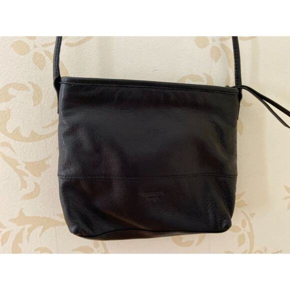 Margot Leather 100% Leather Black Cross Body Handbag - Picture 3 of 5